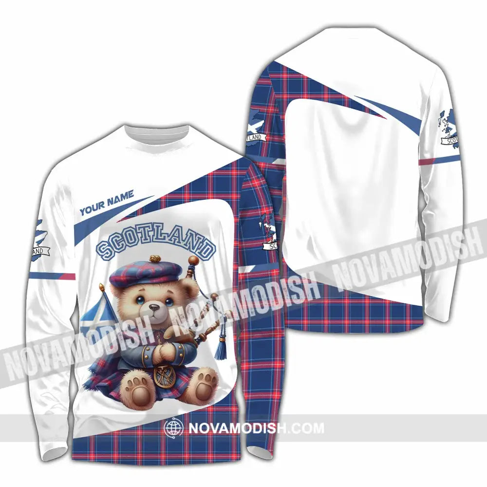 Unisex Shirt - Custom Scotland Shirt Long Sleeve Shirt / S T-shirt