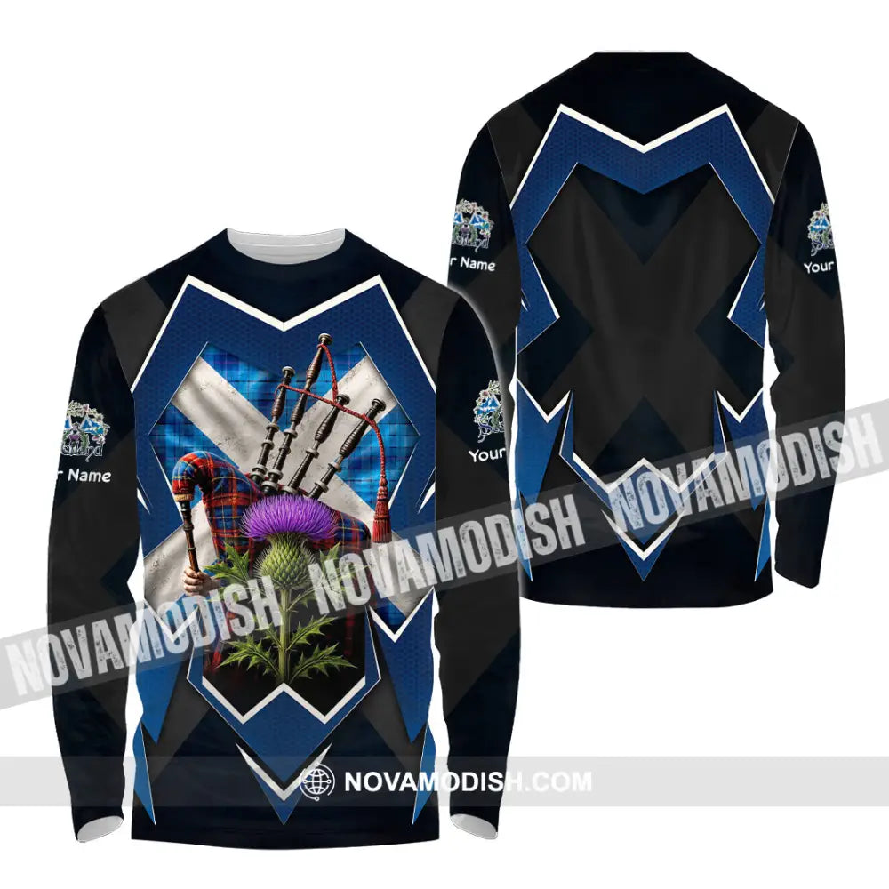 Unisex Shirt - Custom Scotland Shirt - Long Sleeve Shirt / S - T-shirt