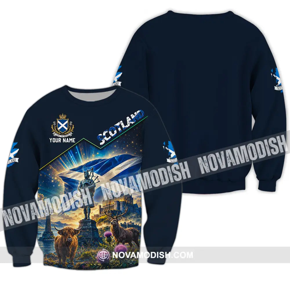 Unisex Shirt - Custom Scotland Shirt - Long Sleeve / S - T-shirt