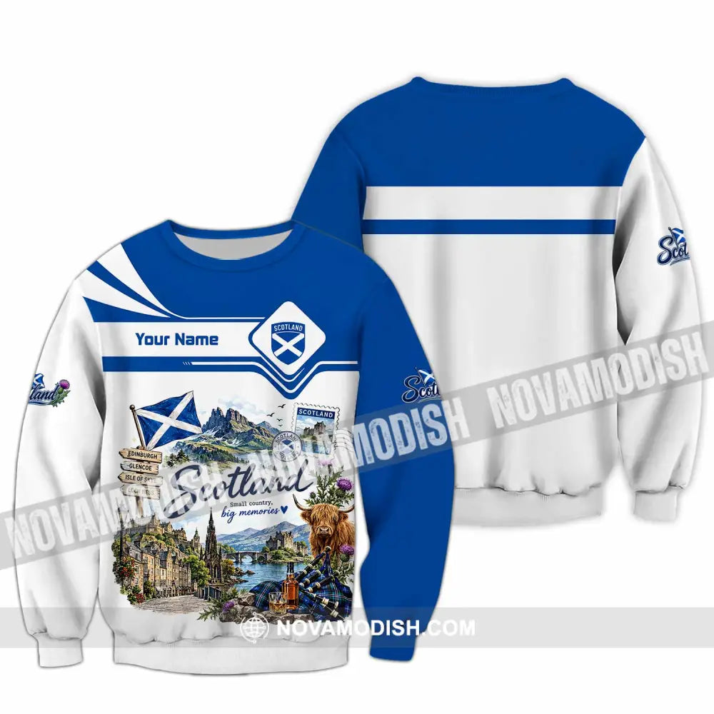 Unisex Shirt - Custom Scotland Shirt - Long Sleeve / S - T-shirt