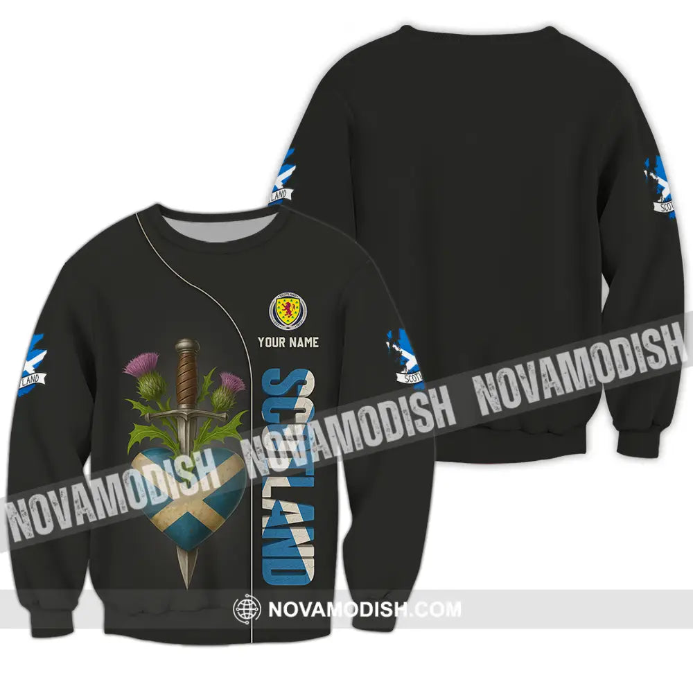 Unisex Shirt - Custom Scotland Shirt Long Sleeve / S T-shirt