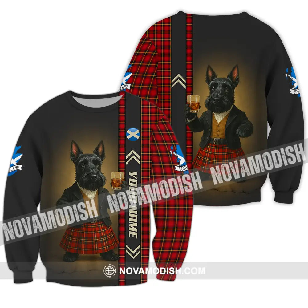 Unisex Shirt - Custom Scotland Pet Lover Shirt Long Sleeve / S T-shirt