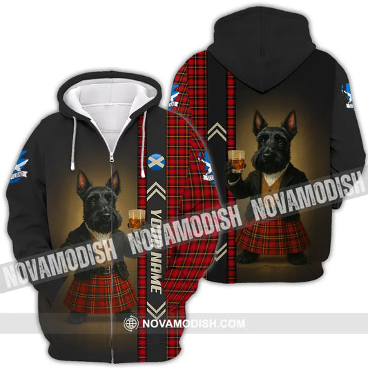 Unisex Shirt - Custom Scotland Pet Lover Shirt Zipper Hoodie / S T-shirt