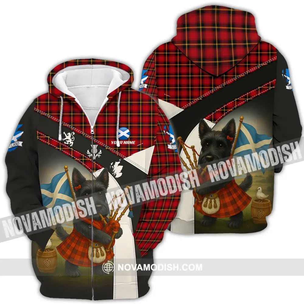 Unisex Shirt - Custom Scotland Pet Lover Shirt Zipper Hoodie / S T-shirt