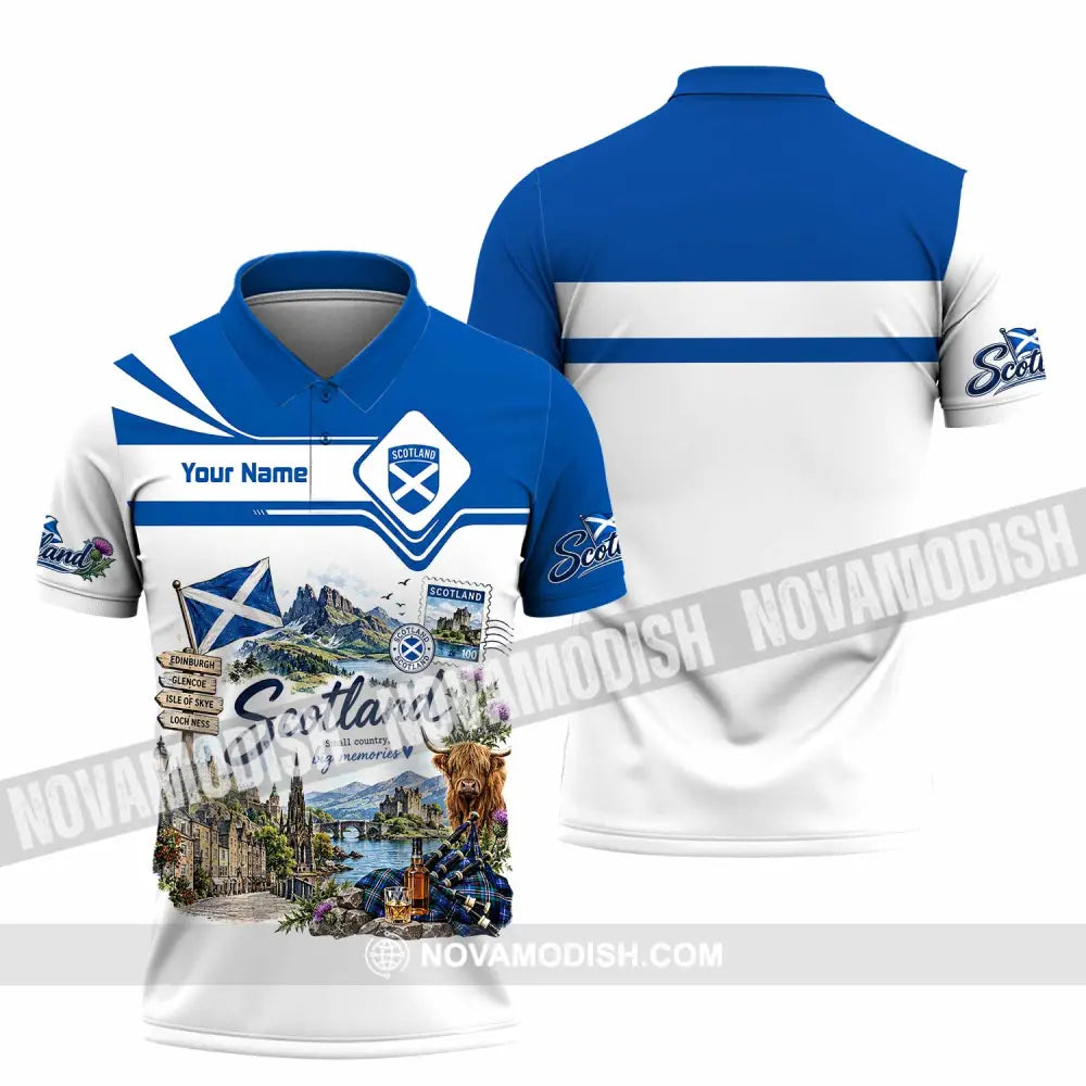 Unisex Shirt - Custom Scotland Shirt - Polo Shirt / S - T-shirt