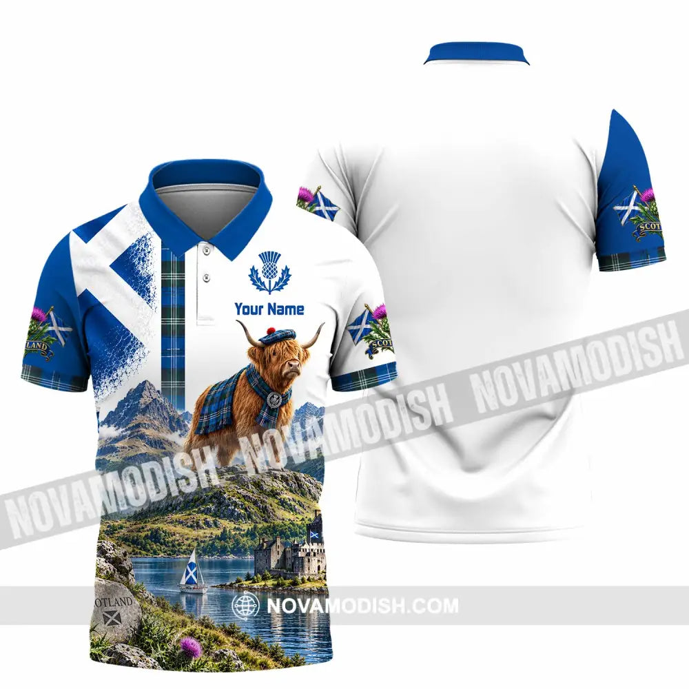 Unisex Shirt - Custom Scotland Shirt - Polo Shirt / S - T-shirt