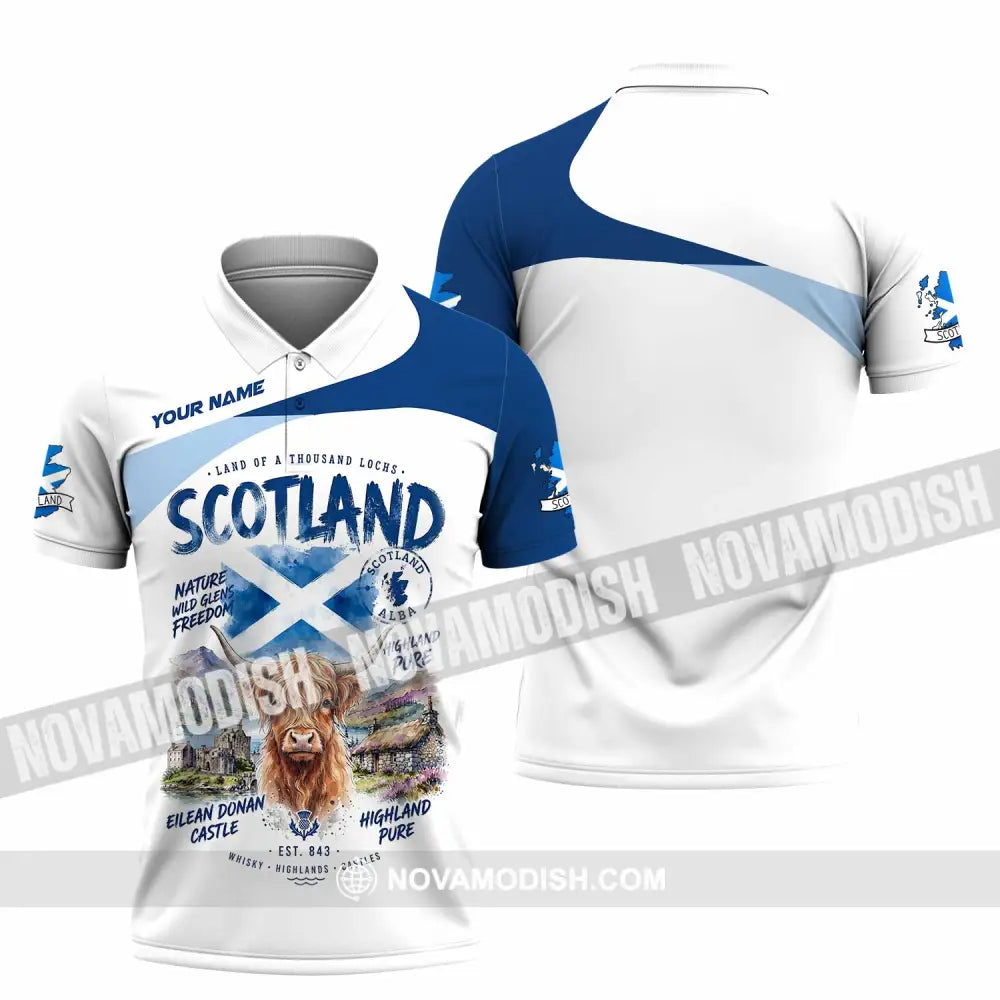 Unisex Shirt - Custom Scotland Shirt - Polo Shirt / S - T-shirt