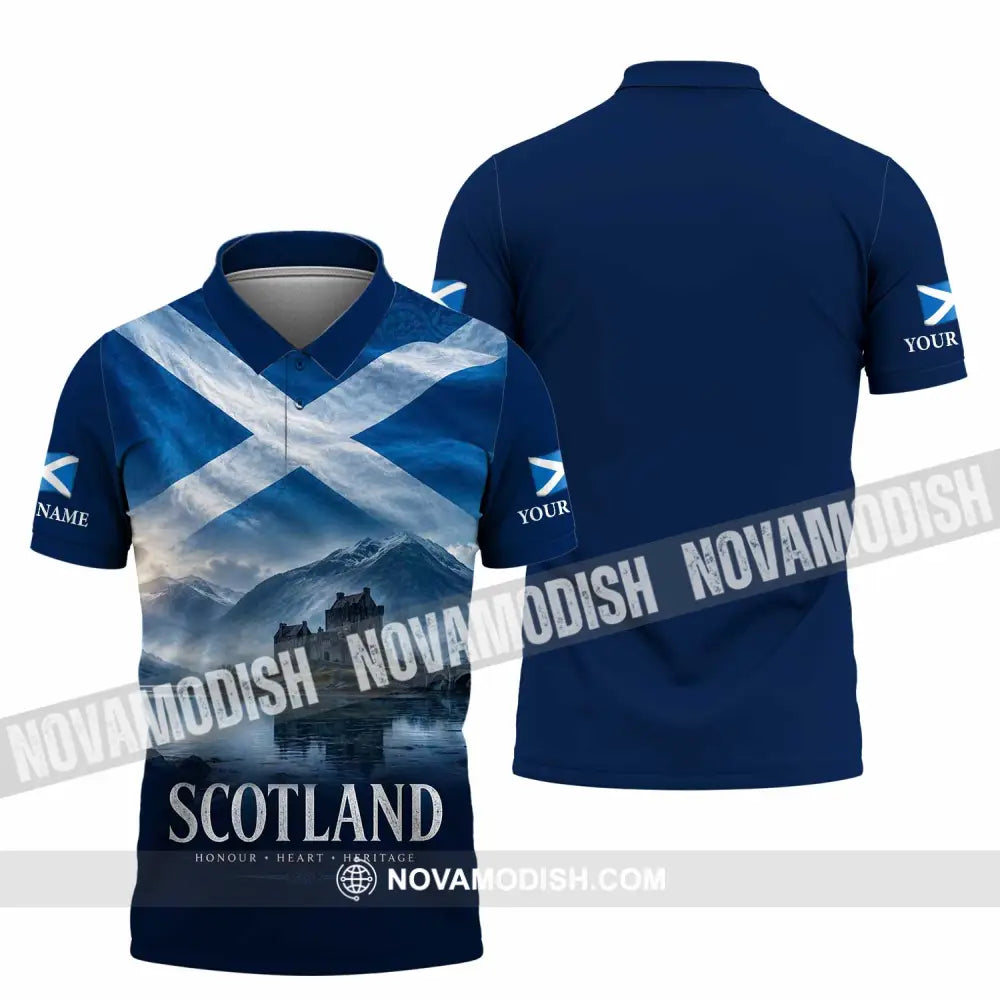 Unisex Shirt - Custom Scotland Shirt - Polo Shirt / S - T-shirt