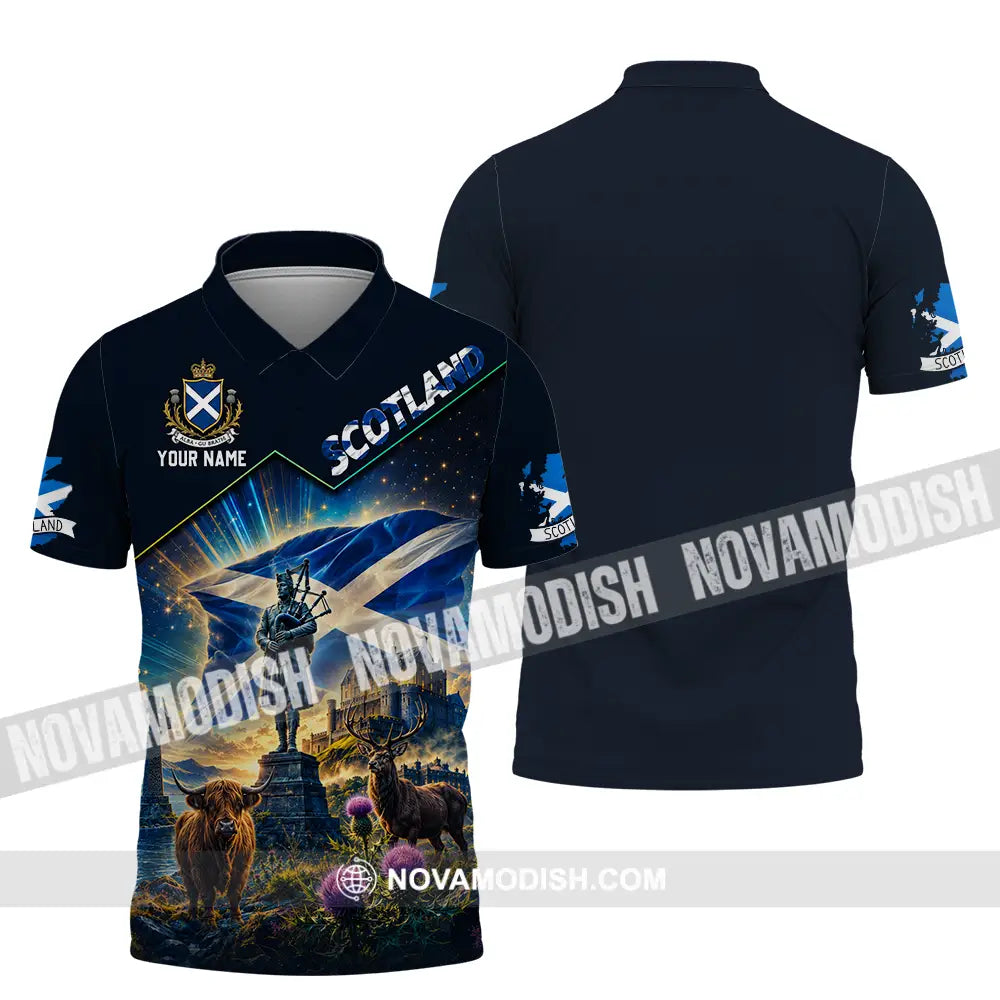 Unisex Shirt - Custom Scotland Shirt - Polo Shirt / S - T-shirt