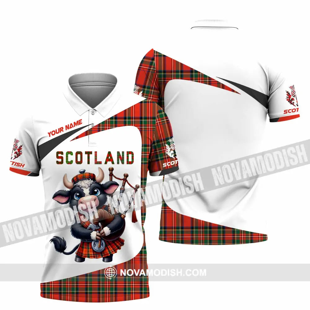 Unisex Shirt - Custom Scotland Shirt Polo Shirt / S T-shirt