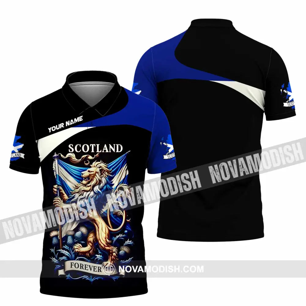 Unisex Shirt - Custom Scotland Shirt Polo Shirt / S T-shirt