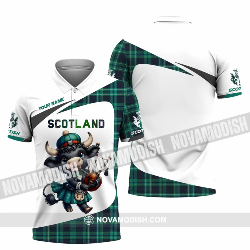 Unisex Shirt - Custom Scotland Shirt Polo Shirt / S T-shirt
