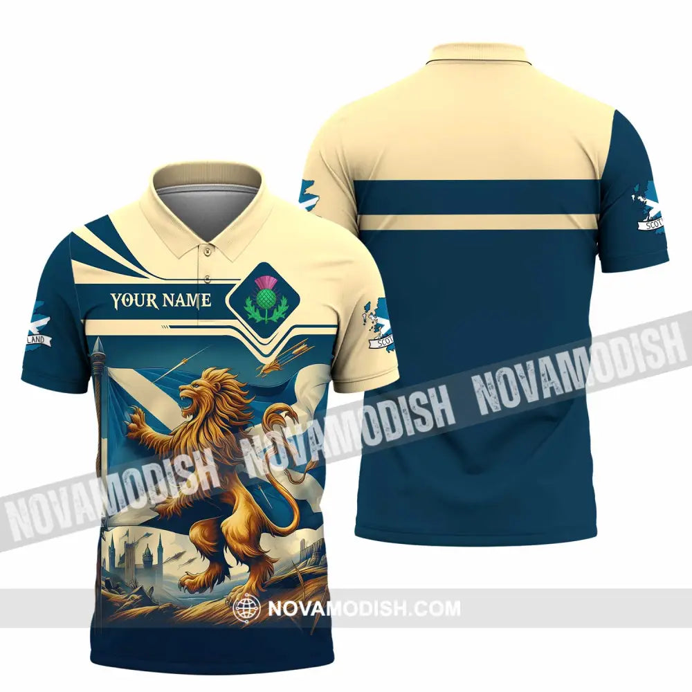 Unisex Shirt - Custom Scotland Shirt Polo Shirt / S T-shirt