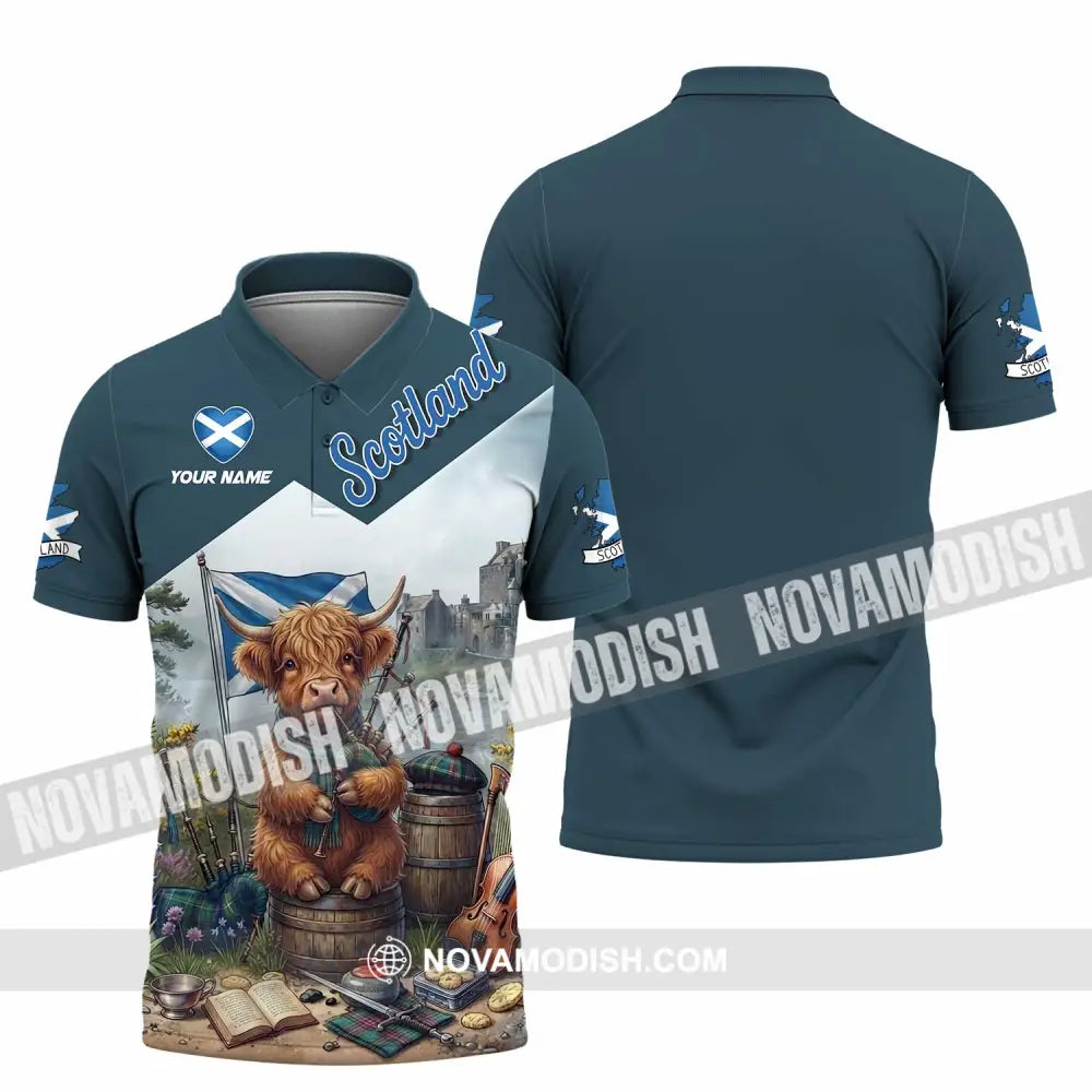 Unisex Shirt - Custom Scotland Shirt - Polo Shirt / S - T-shirt