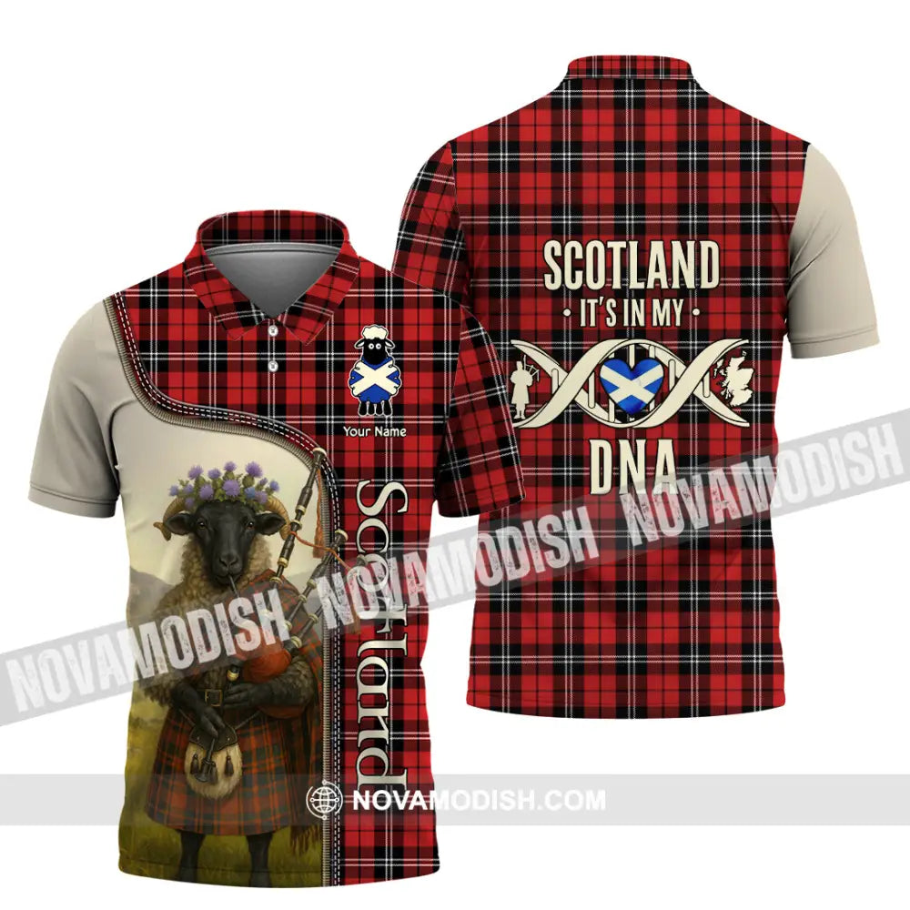 Unisex Shirt - Custom Scotland Shirt Polo Shirt / S T-shirt