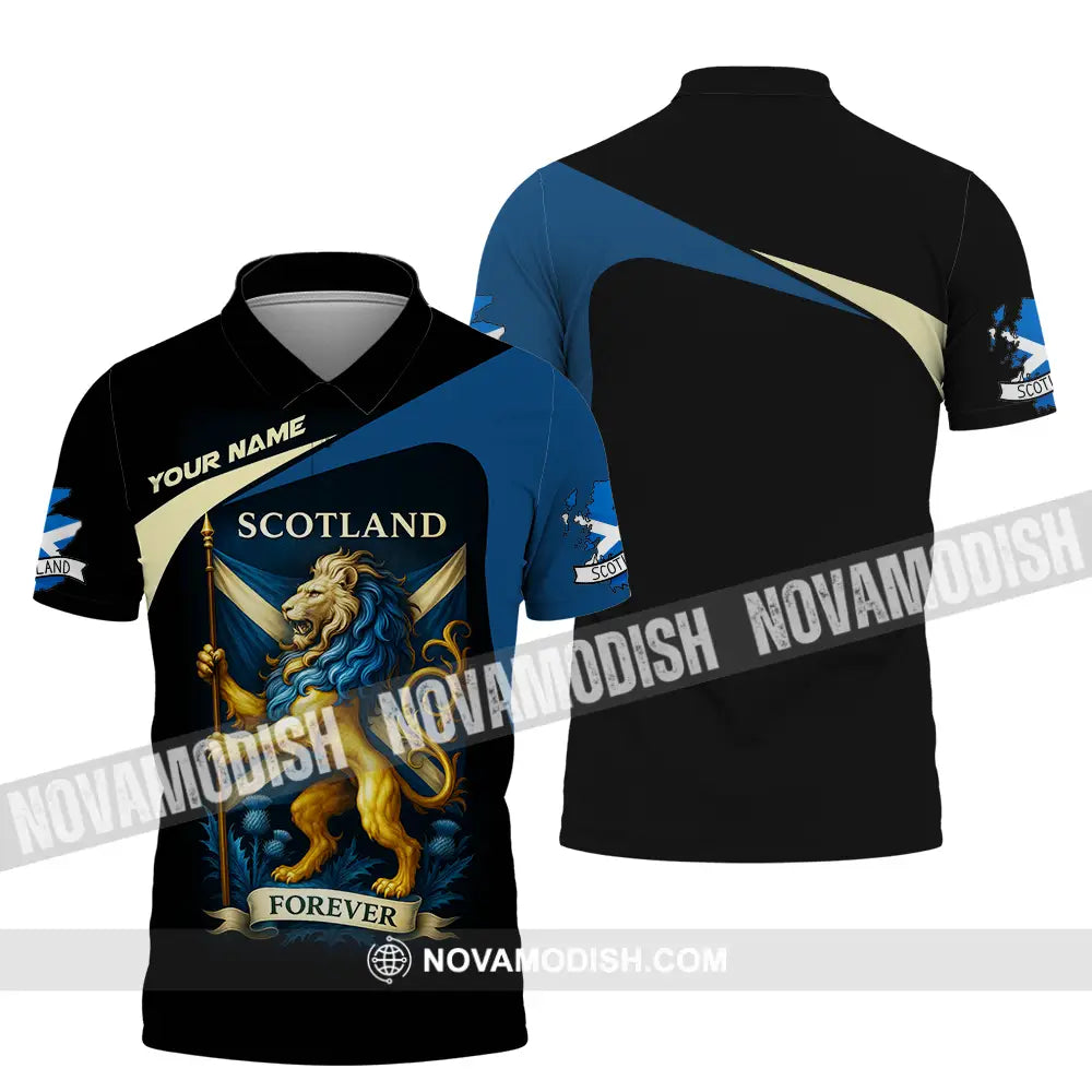 Unisex Shirt - Custom Scotland Shirt Polo Shirt / S T-shirt