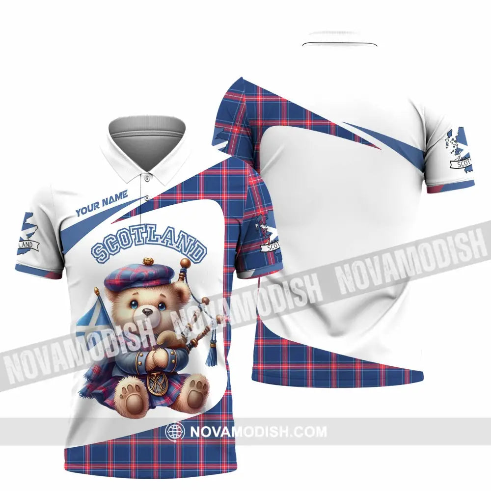 Unisex Shirt - Custom Scotland Shirt Polo Shirt / S T-shirt