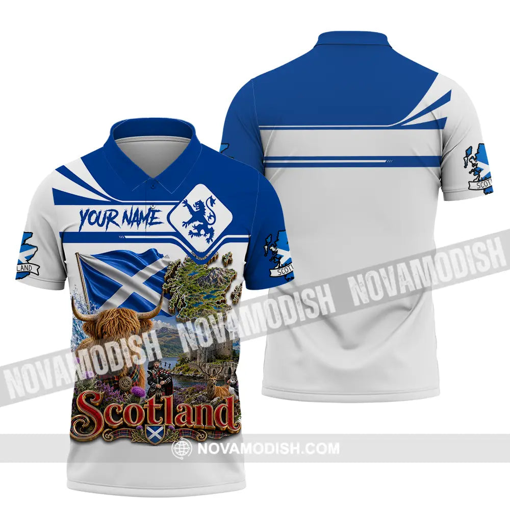 Unisex Shirt - Custom Scotland Shirt - Polo Shirt / S - T-shirt