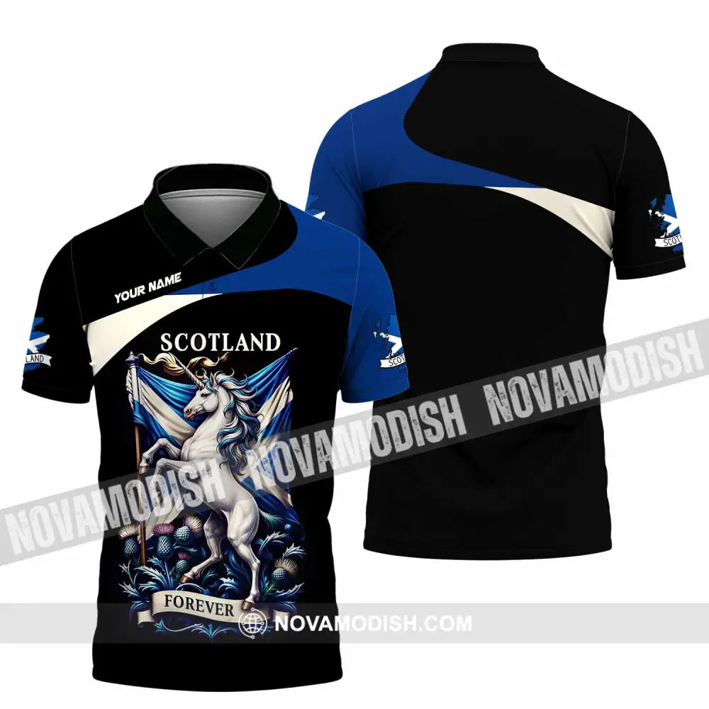 Unisex Shirt - Custom Scotland Shirt - Polo Shirt / S - T-shirt