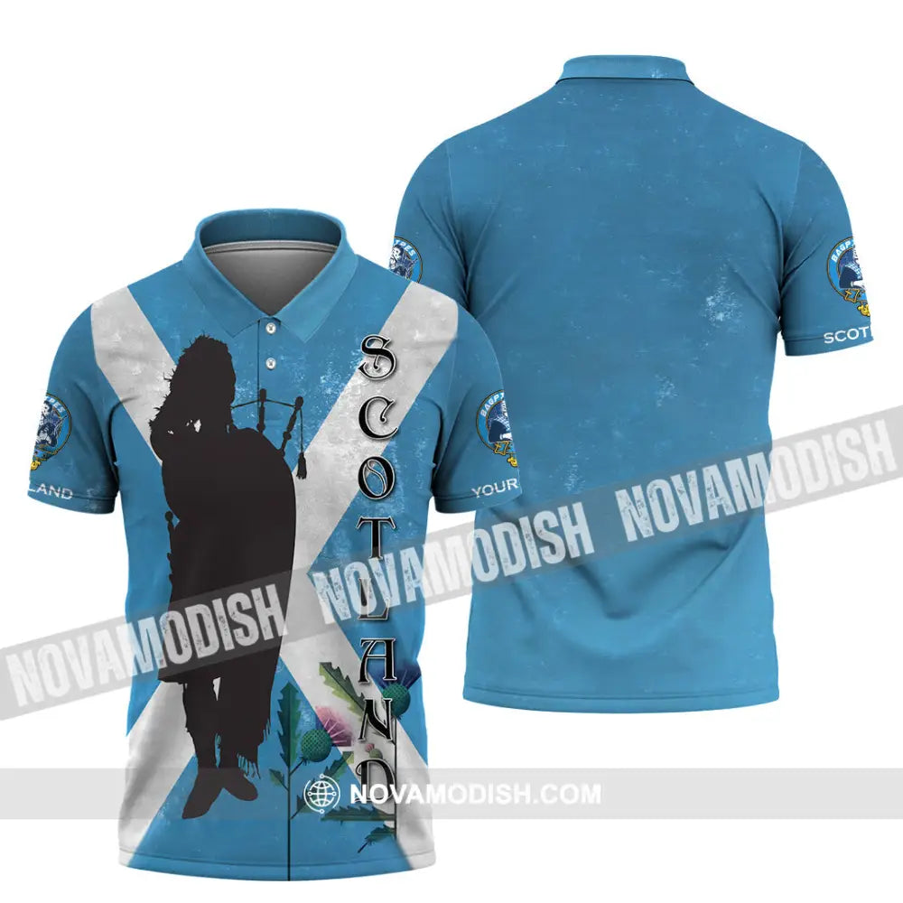 Unisex Shirt - Custom Scotland Shirt Polo Shirt / S T-shirt