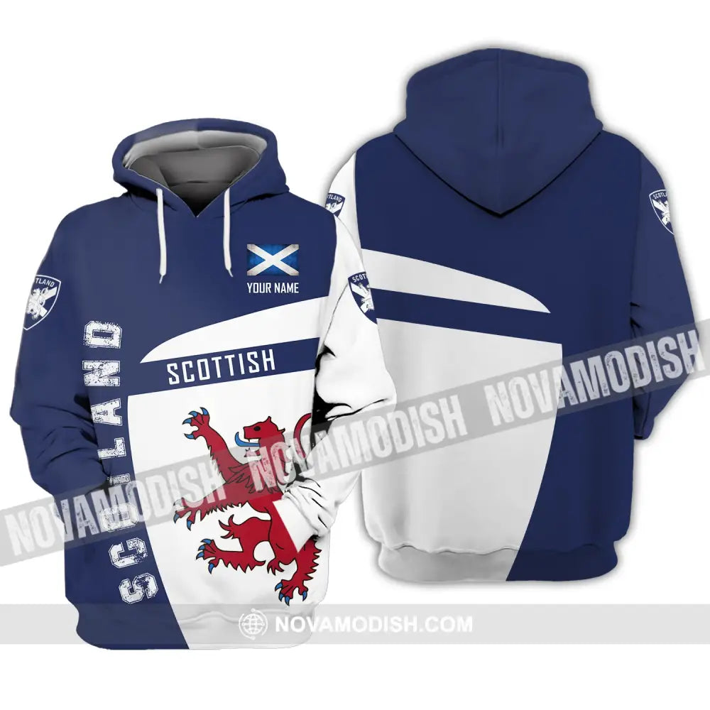 Unisex Shirt Custom Scotland Scottish T-Shirt Clothing Hoodie / S