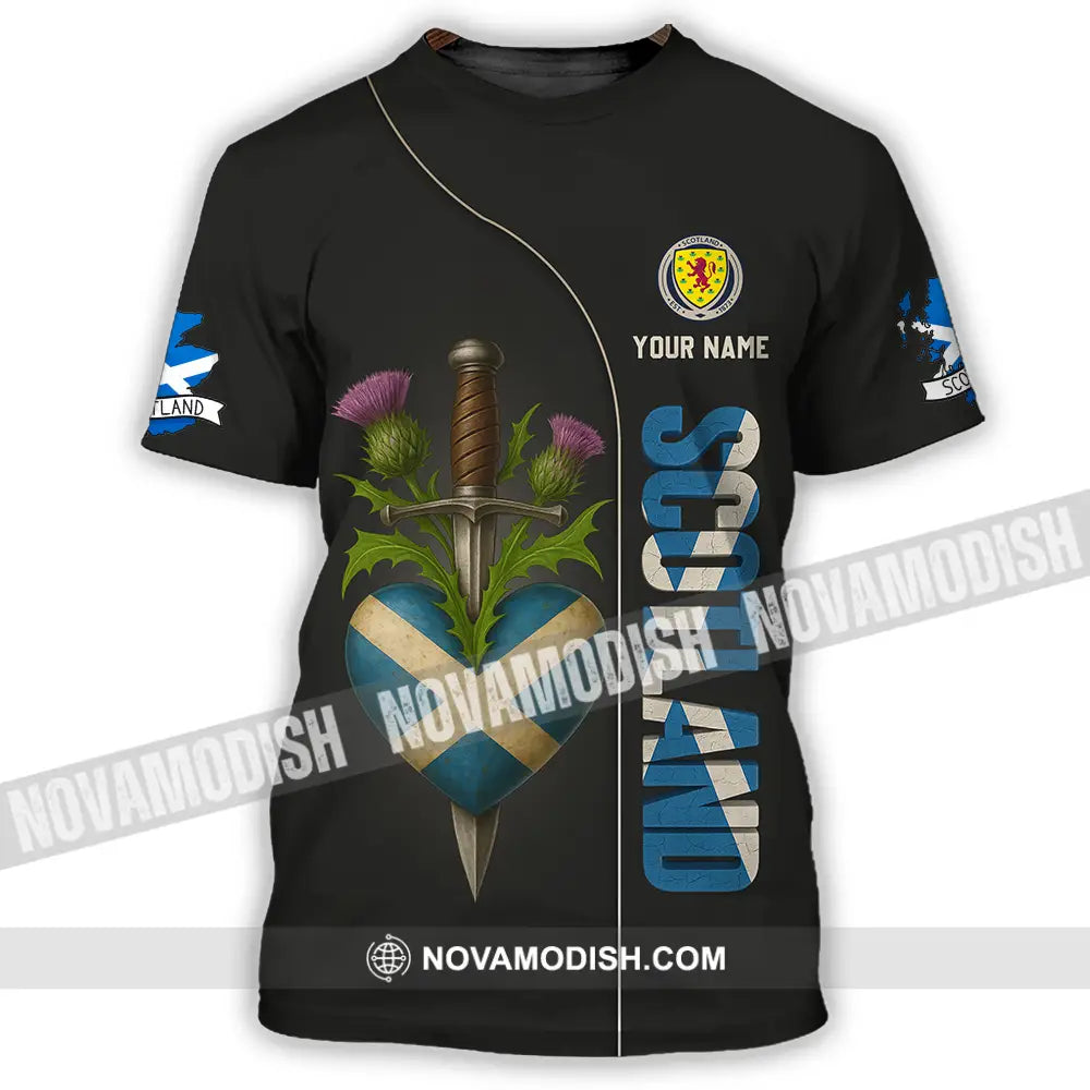 Unisex Shirt - Custom Scotland Shirt T-Shirt / S T-shirt