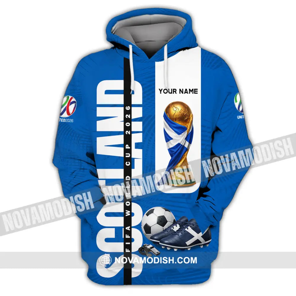 Unisex Shirt - Custom Scotland World Cup 2026 3D Shirt - Hoodie / S - T-shirt