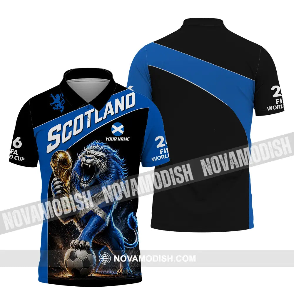 Unisex Shirt - Custom Scotland World Cup 2026 3D Shirt - Polo Shirt / S - T-shirt