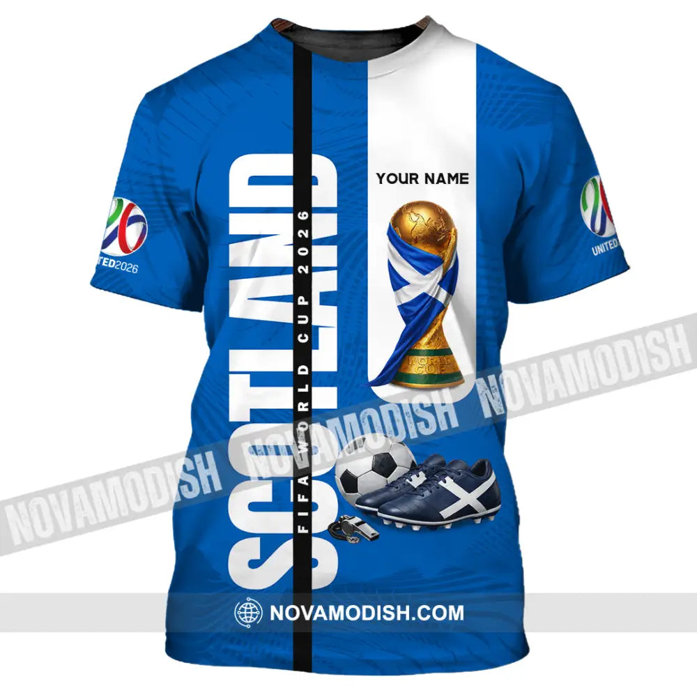Unisex Shirt - Custom Scotland World Cup 2026 3D Shirt - T-Shirt / S - T-shirt
