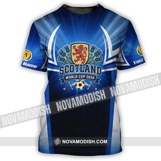 Unisex Shirt - Custom Scotland World Cup 2026 3D Shirt - T-Shirt / S - T-shirt
