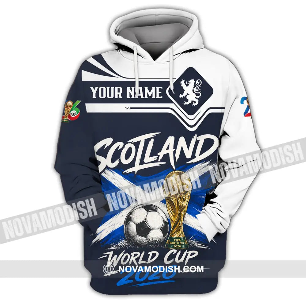 Unisex Shirt - Custom Scotland World Cup 2026 Shirt - Hoodie / S - T-shirt