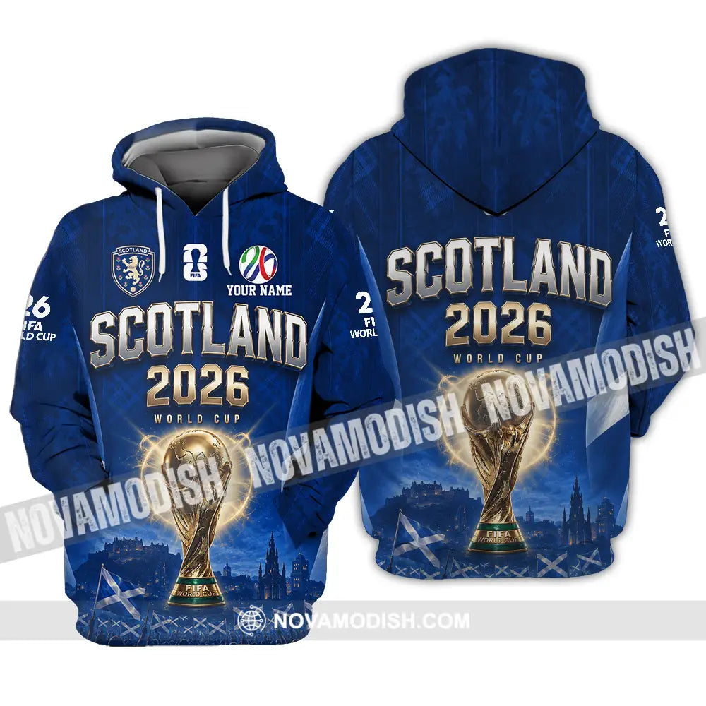 Unisex Shirt - Custom Scotland World Cup 2026 Shirt - Hoodie / S - T-shirt