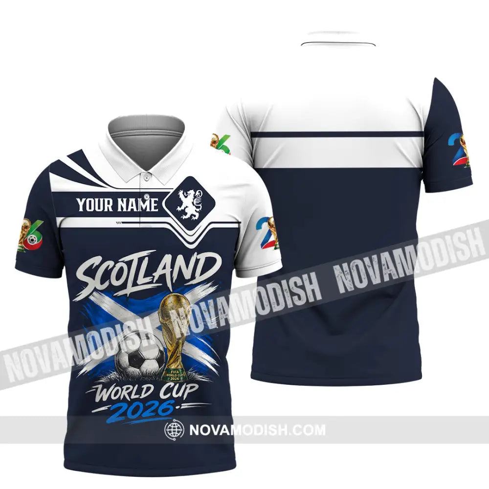 Unisex Shirt - Custom Scotland World Cup 2026 Shirt - Polo Shirt / S - T-shirt