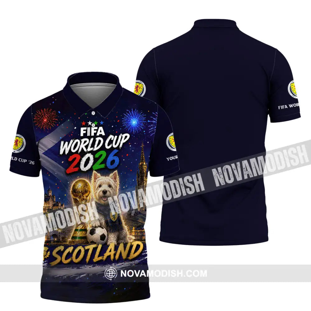 Unisex Shirt - Custom Scotland World Cup 2026 Shirt - Polo Shirt / S - T-shirt