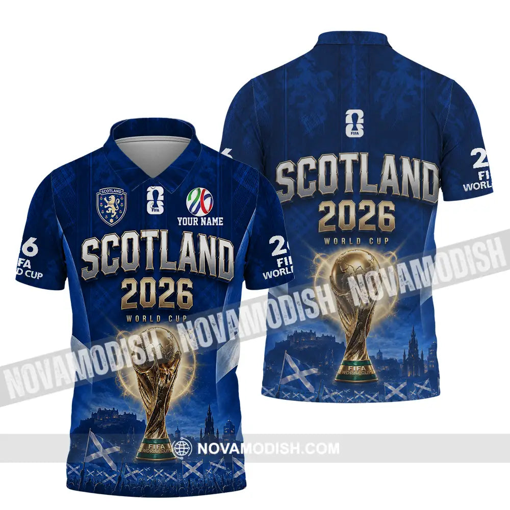 Unisex Shirt - Custom Scotland World Cup 2026 Shirt - Polo Shirt / S - T-shirt
