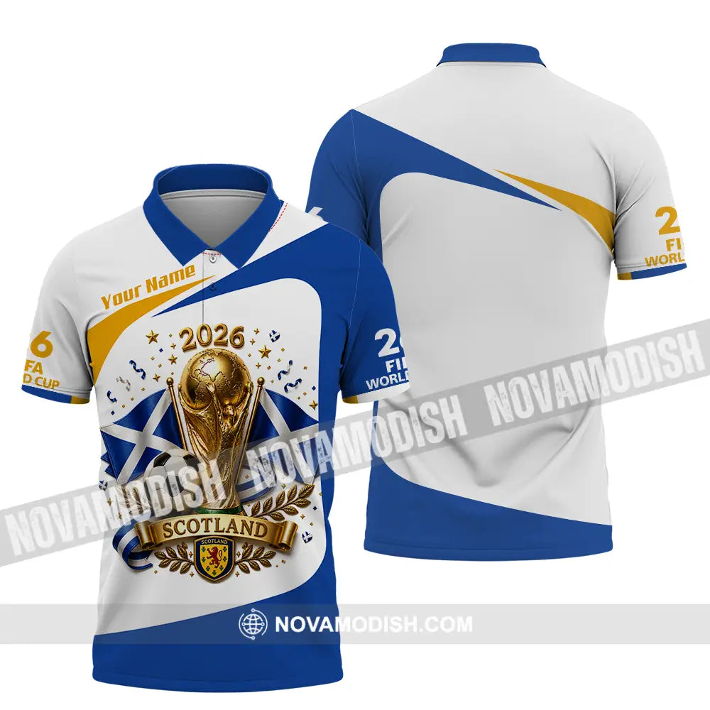 Unisex Shirt - Custom Scotland World Cup 2026 Shirt - Polo Shirt / S - T-shirt