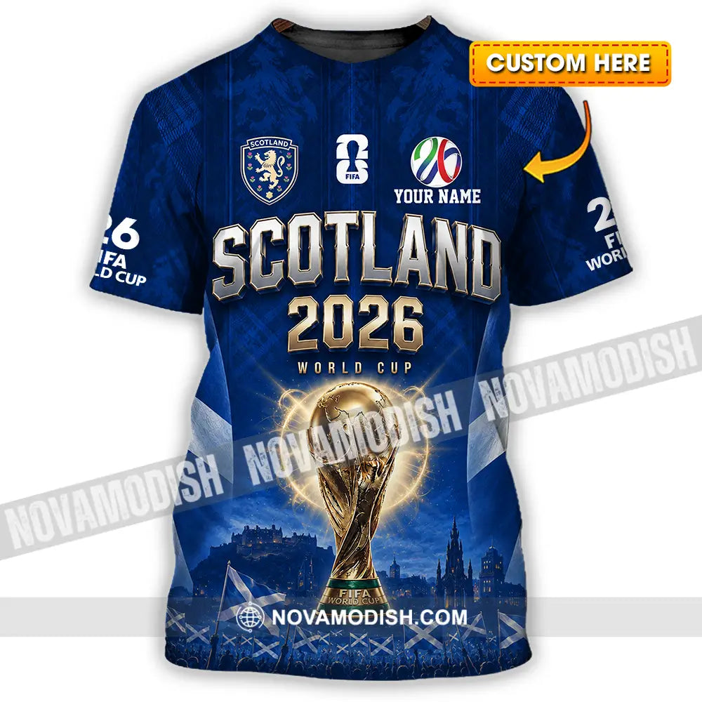 Unisex Shirt - Custom Scotland World Cup 2026 Shirt - T-shirt