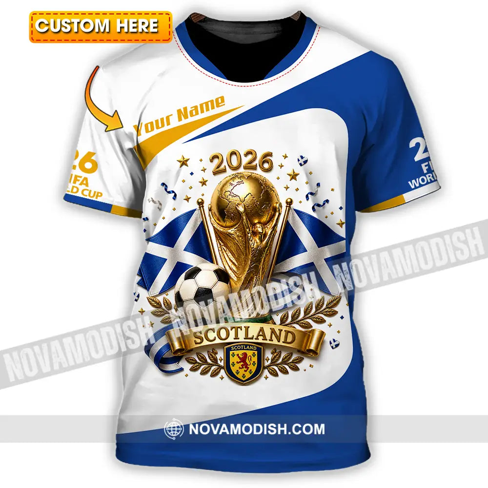 Unisex Shirt - Custom Scotland World Cup 2026 Shirt - T-shirt