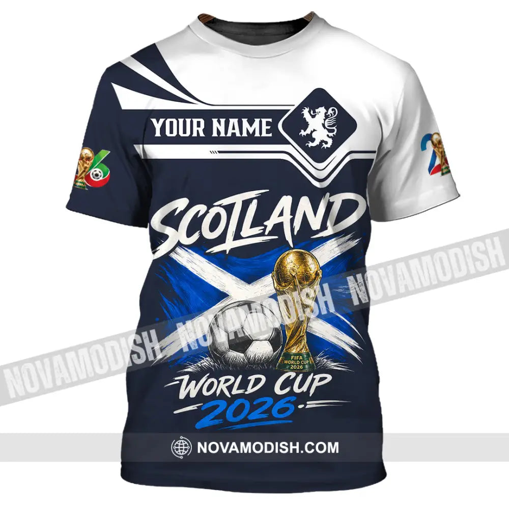 Unisex Shirt - Custom Scotland World Cup 2026 Shirt - T-Shirt / S - T-shirt