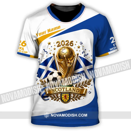 Unisex Shirt - Custom Scotland World Cup 2026 Shirt - T-Shirt / S - T-shirt