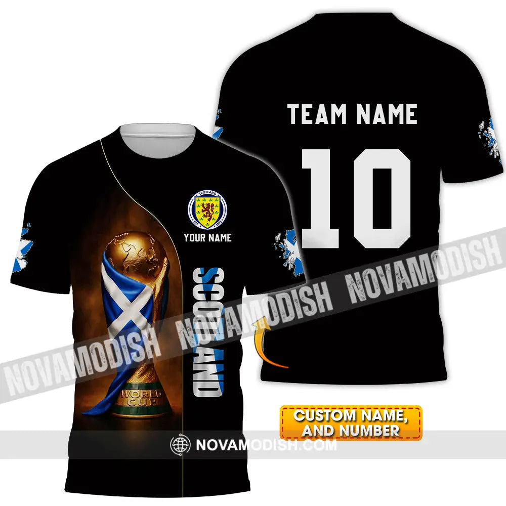 Unisex Shirt - Custom Scotland World Cup 3D Shirt T-shirt