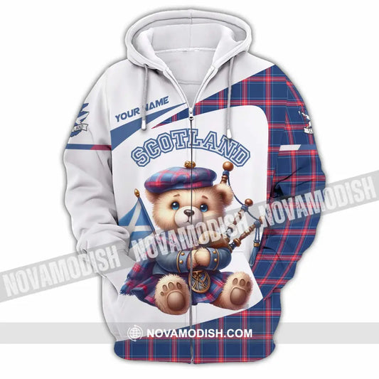 Unisex Shirt - Custom Scotland Shirt Zipper Hoodie / S T-shirt