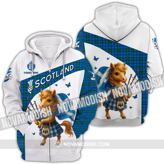 Unisex Shirt - Custom Scotland Shirt Zipper Hoodie / S T-shirt