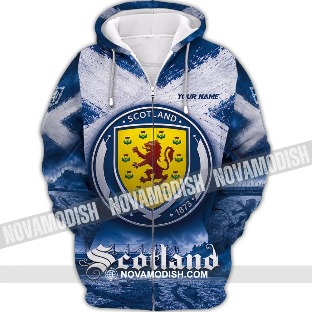Unisex Shirt - Custom Scotland Shirt - Zipper Hoodie / S - T-shirt