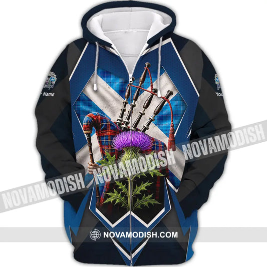 Unisex Shirt - Custom Scotland Shirt - Zipper Hoodie / S - T-shirt