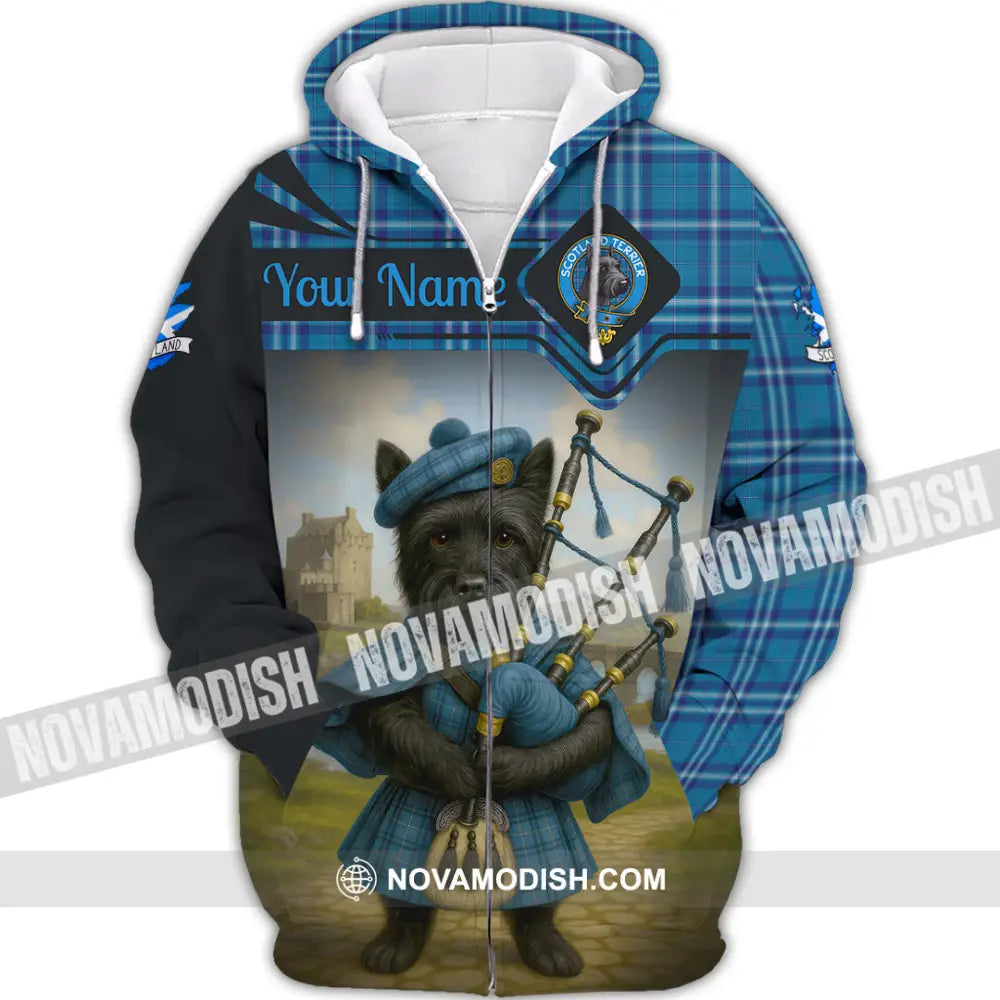 Unisex Shirt - Custom Scotland Shirt Zipper Hoodie / S T-shirt