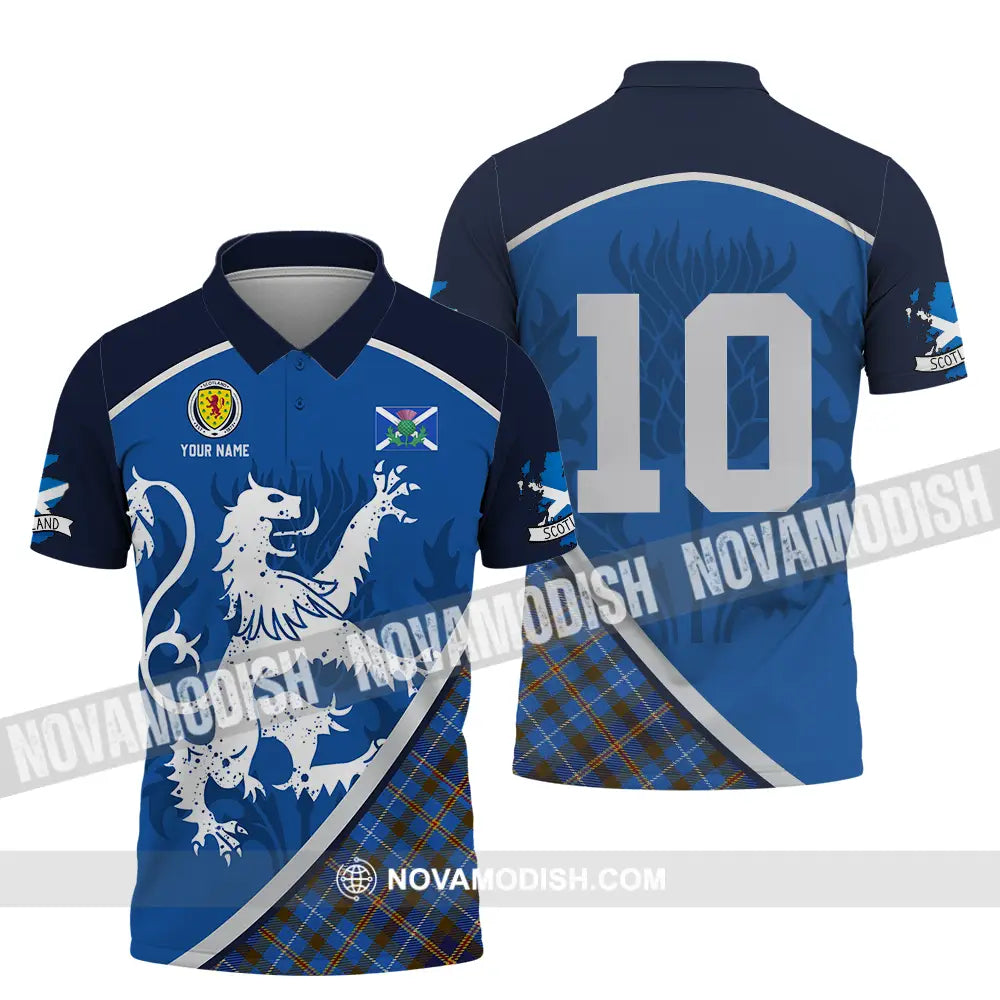 Unisex Shirt - Custom Scottish 3D Shirt Polo Shirt / S T-shirt