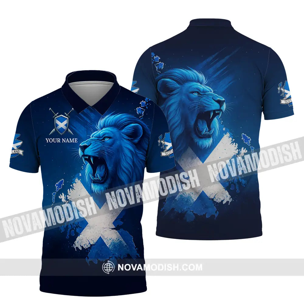 Unisex Shirt - Custom Scottish 3D Shirt Polo Shirt / S T-shirt