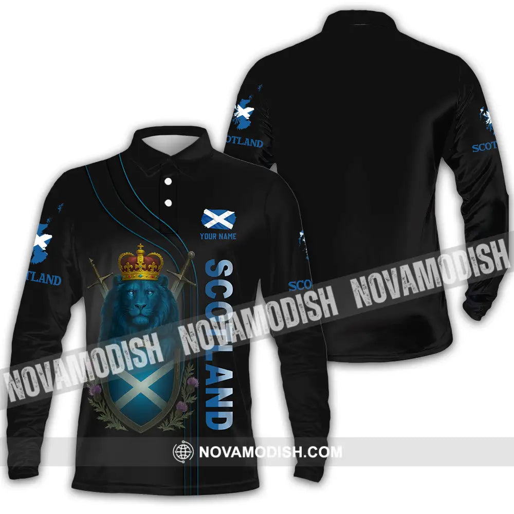 Unisex Shirt - Custom Scottish Shirt Long Sleeve Polo / S T-shirt