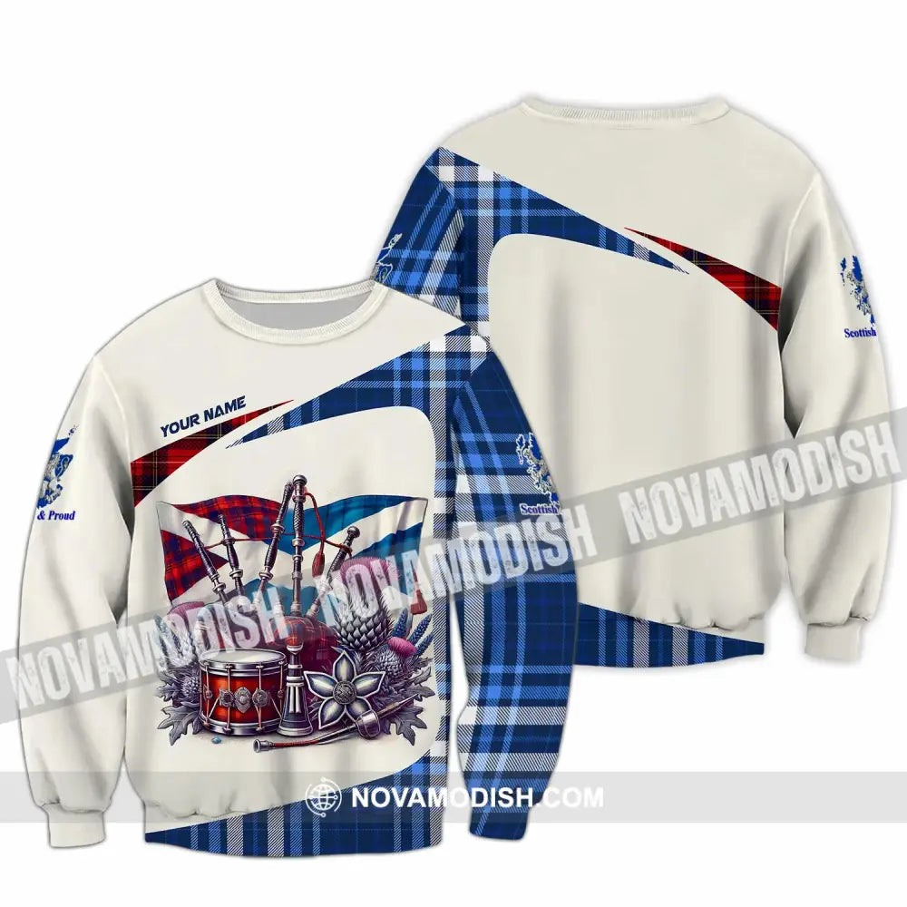 Unisex Shirt - Custom Scottish & Proud Shirt Long Sleeve / S T-shirt